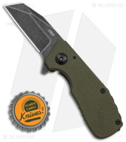 CRKT Graham Razelcliffe Frame Lock Knife OD Green G-10 (2.4" Black Stonewash) 9 CRKT Graham Razelcliffe Frame Lock Knife OD Green G-10 (2.4" Black Stonewash) -Cutting Edge Cutlery Knives Store CRKT Razecliffe OD G10 Black Blade BHQ 140696 td size