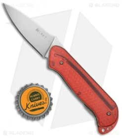 CRKT Rollock Pocket Knife Red Translucent (2.25" Polish) 5202R -Cutting Edge Cutlery Knives Store CRKT Rollock Red Translucent Polish 5202R BHQ 68540 jr bottlecap
