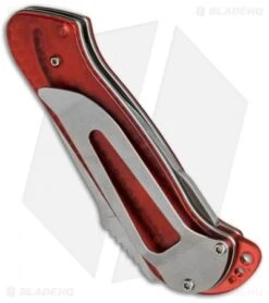 CRKT Rollock Pocket Knife Red Translucent (2.25" Polish) 5202R -Cutting Edge Cutlery Knives Store CRKT Rollock Red Translucent Polish 5202R BHQ 68540 jr side