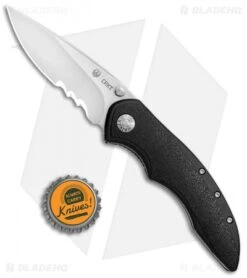 CRKT Ruger Knives High-Brass Spring Assisted Knife Black (3.2" Satin Serr) R2601 9 CRKT Ruger Knives High-Brass Spring Assisted Knife Black (3.2" Satin Serr) R2601 -Cutting Edge Cutlery Knives Store CRKT Ruger High Brass SA Black Satin Serr R2602 BHQ 76861 jr bottlecap