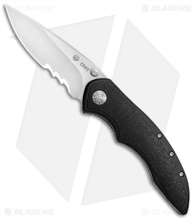 CRKT Ruger Knives High-Brass Spring Assisted Knife Black (3.2" Satin Serr) R2601 3 CRKT Ruger Knives High-Brass Spring Assisted Knife Black (3.2" Satin Serr) R2601