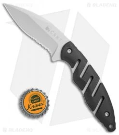 CRKT Ryan Plan B Fixed Blade Knife Zytel (2.8" Bead Blast Serr) 2813 -Cutting Edge Cutlery Knives Store CRKT Ryan Plan B zytel bb serr 2813 BHQ 69080 er size