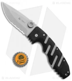 CRKT Ryan Seven Liner Lock Knife (3.375" Bead Blast Serr) 6813 -Cutting Edge Cutlery Knives Store CRKT Ryan Seven LL BB Serr 6813 BHQ 87018 jr bottlecap