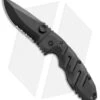 CRKT Ryan Seven Liner Lock Knife Black (3.375" Black Serr) 6813K -Cutting Edge Cutlery Knives Store CRKT Ryan Seven LL Black Black Serr 6813K BHQ 75698 jr