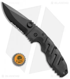 CRKT Ryan Seven Liner Lock Knife Black (3.375" Black Serr) 6813K 9 CRKT Ryan Seven Liner Lock Knife Black (3.375" Black Serr) 6813K -Cutting Edge Cutlery Knives Store CRKT Ryan Seven LL Black Black Serr 6813K BHQ 75698 jr bottlecap