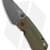 CRKT Schwarz Overland Compact Frame Lock Knife OD Green G-10 (2.24" Black) 6277 -Cutting Edge Cutlery Knives Store CRKT Schwarz Overland Compact FL OD Green G 10 BW BHQ 178658 jr