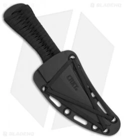 CRKT Scrub Tactical Fixed Blade Knife (3.75" Black) 2712 -Cutting Edge Cutlery Knives Store CRKT Scrub Tactical Black 2712 BHQ 76694 er sheath