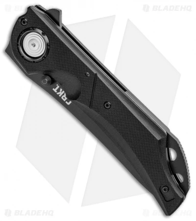 CRKT Seismic Deadbolt Lock Knife Black G-10 (4" Black Serr) 5401K 4 CRKT Seismic Deadbolt Lock Knife Black G-10 (4" Black Serr) 5401K - Image 2