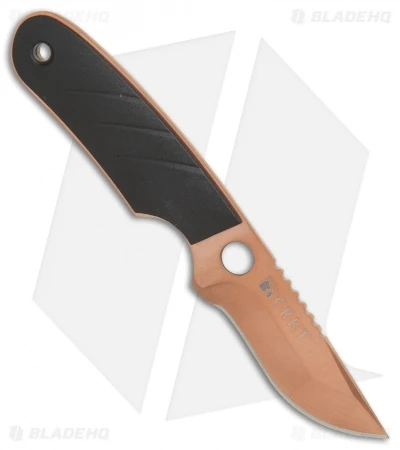 CRKT Side Hawg 2 Fixed Blade Neck Knife W/ Pivot Sheath (2.25" Bronze) 2404BR 4 CRKT Side Hawg 2 Fixed Blade Neck Knife W/ Pivot Sheath (2.25" Bronze) 2404BR - Image 2