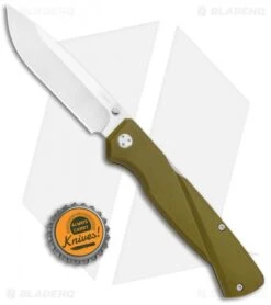 CRKT Steigerwalt Kova Front Lock Knife OD Green GFN (3.5" Satin) 6434 -Cutting Edge Cutlery Knives Store CRKT Steigerwalt Kova Front Lock OD Green GRN Satin 6434 BHQ 126215 jr bottlecap