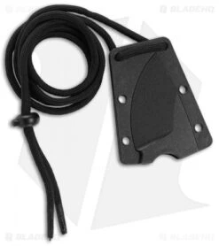 CRKT Schwarz Tailbone Fixed Blade Knife Orange Cord-Wrapped (2.4" SW) 2415 -Cutting Edge Cutlery Knives Store CRKT Tailbone Fixed Black Orange Cord BHQ 119326 jr sheath