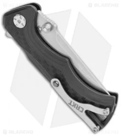 CRKT Tighe BT Fighter Compact Plunge Lock Knife Black GRN (2.875" SW) 5220 8 CRKT Tighe BT Fighter Compact Plunge Lock Knife Black GRN (2.875" SW) 5220 -Cutting Edge Cutlery Knives Store CRKT Tighe BT Fighter Compact Plunge Lock Black GRN SW 5220 BHQ 103933 jr side
