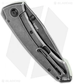 CRKT Tuna Frame Lock Blade HQ Exclusive Knife Natural G-10 (3.25" Smokewash D2) -Cutting Edge Cutlery Knives Store CRKT Tuna FL Natural G 10 Smokewash 2520JKD2 BHQ 114002 jr side