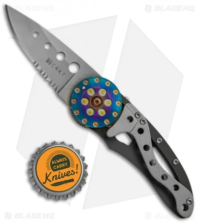 CRKT Van Hoy Snap Fire Folding Knife (2.3" Bead Blast Serr) 5011 6 CRKT Van Hoy Snap Fire Folding Knife (2.3" Bead Blast Serr) 5011 - Image 4