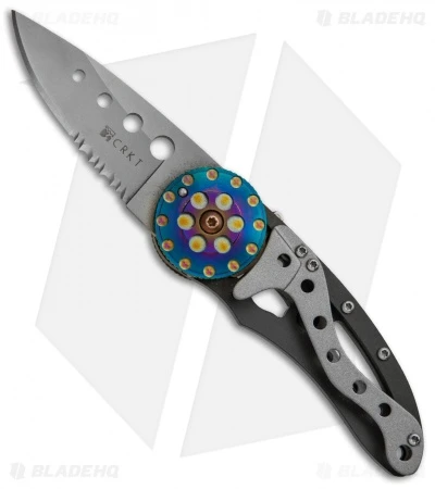 CRKT Van Hoy Snap Fire Folding Knife (2.3" Bead Blast Serr) 5011 3 CRKT Van Hoy Snap Fire Folding Knife (2.3" Bead Blast Serr) 5011