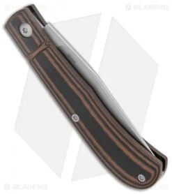 CRKT Rogers Venandi Slip Joint Knife Black/Brown G-10 (3.1" Bead Blast) 8 CRKT Rogers Venandi Slip Joint Knife Black/Brown G-10 (3.1" Bead Blast) -Cutting Edge Cutlery Knives Store CRKT Venandi Layered Black Brown G 10 SJ BB BHQ 138968 jr side