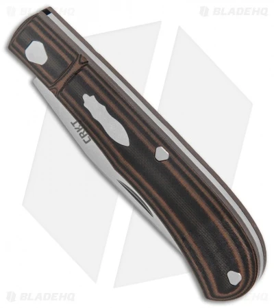 CRKT Rogers Venandi Slip Joint Knife Black/Brown G-10 (3.1" Bead Blast) 4 CRKT Rogers Venandi Slip Joint Knife Black/Brown G-10 (3.1" Bead Blast) - Image 2
