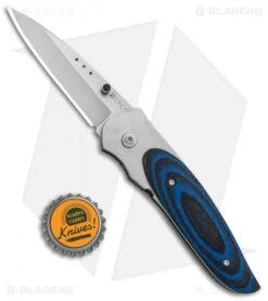 CRKT Viele Wasp Liner Lock Knife Black/Blue G-10 (2.8" Bead Blast) 8002 9 CRKT Viele Wasp Liner Lock Knife Black/Blue G-10 (2.8" Bead Blast) 8002 -Cutting Edge Cutlery Knives Store CRKT Viele Wasp LL Black Blue G 10 BB 8002 BHQ 87016 jr bottlecap