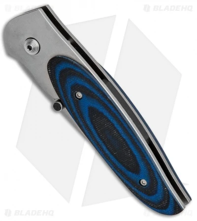 CRKT Viele Wasp Liner Lock Knife Black/Blue G-10 (2.8" Bead Blast) 8002 4 CRKT Viele Wasp Liner Lock Knife Black/Blue G-10 (2.8" Bead Blast) 8002 - Image 2