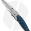 CRKT Viele Wasp Liner Lock Knife Black/Blue G-10 (2.8" Bead Blast Serr) 8012 -Cutting Edge Cutlery Knives Store CRKT Viele Wasp LL Black Blue G 10 BB Serr 8012 BHQ 87017 jr
