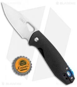 CRKT Vox Piet Liner Lock Knife Black GFN (2.63" Satin) 5390 -Cutting Edge Cutlery Knives Store CRKT Vox Piet LL Black GFN Satin 5390 BHQ 103938 jr bottlecap