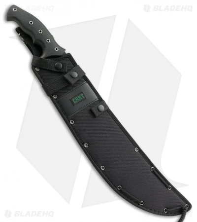 CRKT Onion ChanceInHell Machete Fixed Blade Knife (16" Black) K916KKP 4 CRKT Onion ChanceInHell Machete Fixed Blade Knife (16" Black) K916KKP - Image 2