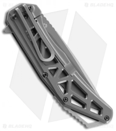 CRKT Gusset Frame Lock Knife Gray (3.5" Gray) K330GGP 5 CRKT Gusset Frame Lock Knife Gray (3.5" Gray) K330GGP - Image 3