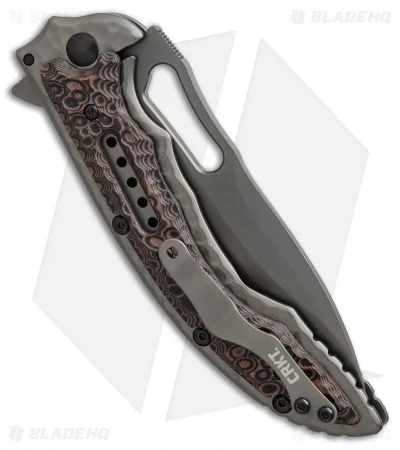 CRKT Ikoma Fossil Frame Lock Knife (3.96" Gray Serr) 5471K 4 CRKT Ikoma Fossil Frame Lock Knife (3.96" Gray Serr) 5471K - Image 2