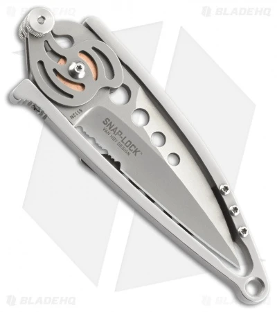 CRKT Van Hoy Snap Lock Folding Knife (2.5" Bead Blast Serr) 5112N 5 CRKT Van Hoy Snap Lock Folding Knife (2.5" Bead Blast Serr) 5112N - Image 3