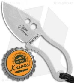 CRKT Doug Ritter RSK Mk5 Survival Fixed Blade Knife (1.8" Stonewash) DRMK5 -Cutting Edge Cutlery Knives Store Doug Ritter RSK MK5 BHQ 121202 jr bottlecap