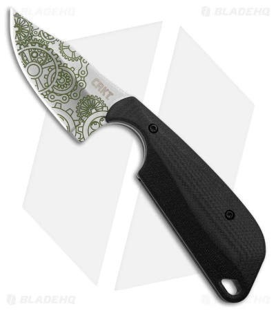 Flytanium Black G-10 + CRKT Folts Minimalist Gears Knife (2.25" Satin) 3 Flytanium Black G-10 + CRKT Folts Minimalist Gears Knife (2.25" Satin)