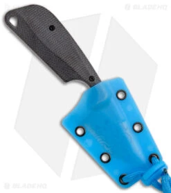 Flytanium Black Micarta + CRKT Folts Minimalist Cthulhu (2.25" Satin) -Cutting Edge Cutlery Knives Store Flytanium Black Micarta CRKT Folts Minimalist Cthulhu Bowie SW BHQ 174424 jr sheath