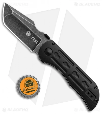 CRKT Ruger Incendiary Tanto Frame Lock Knife (3" Black Stonewash) 6 CRKT Ruger Incendiary Tanto Frame Lock Knife (3" Black Stonewash) - Image 4