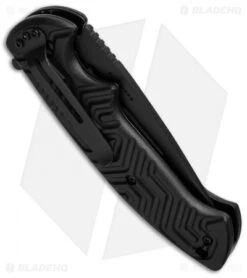 CRKT Acquisition Liner Lock Flipper Knife Black GRN (3.4" Black) 2037 7 CRKT Acquisition Liner Lock Flipper Knife Black GRN (3.4" Black) 2037 -Cutting Edge Cutlery Knives Store ckrt acquisition 2037 cm side