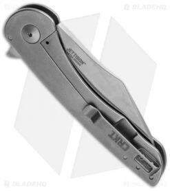 CRKT Jettison Frame Lock Flipper Knife (3.25" Stonewash) 6130 9 CRKT Jettison Frame Lock Flipper Knife (3.25" Stonewash) 6130 -Cutting Edge Cutlery Knives Store ckrt jettison 6130 cm side