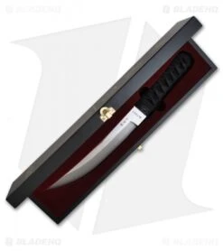 CRKT Shinbu Fixed Blade Tanto Combat Knife (9.25" Satin) 2915N -Cutting Edge Cutlery Knives Store crkt 2915 shinbu case open