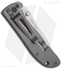 CRKT Drifter Frame Lock Knife Stainless Steel (2.875" Satin) 6450S -Cutting Edge Cutlery Knives Store crkt 6450s drifter stainless back