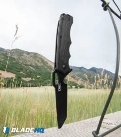 CRKT Septimo "Forged By War" Liner Lock Knife Black (3.62" Black) 7050 -Cutting Edge Cutlery Knives Store crkt Septimo 7050 BHQ 71243 dl