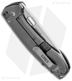 CRKT Vox Amicus Frame Lock Knife SS (3.375" Stonewash) 5445 -Cutting Edge Cutlery Knives Store crkt amicus 5445 side cm