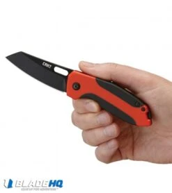 CRKT Burnley Sketch Wharncliffe Liner Lock Folding Knife (2.75" Black) 2430 -Cutting Edge Cutlery Knives Store crkt burnley sketch wharncliffe 2430 BHQ 71241 dl hand