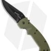 CRKT Crawford Kasper Liner Lock Knife OD Green Zytel (3.75" Black) 6773KOD -Cutting Edge Cutlery Knives Store crkt crawford kasper od green 6773kod cm