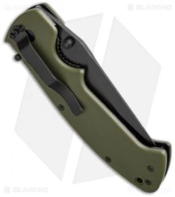 CRKT Crawford Kasper Liner Lock Knife OD Green Zytel (3.75" Black) 6773KOD -Cutting Edge Cutlery Knives Store crkt crawford kasper od green 6773kod side cm