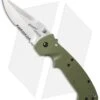 CRKT Crawford Kasper Liner Lock Knife OD Green Zytel (3.75" Satin Serr) 6783SOD -Cutting Edge Cutlery Knives Store crkt crawford kasper od green 6783sod cm