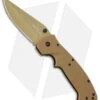 CRKT Crawford Kasper Liner Lock Knife Tan Zytel (3.75" Tan) 6773DZ