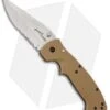 CRKT Crawford Kasper Liner Lock Knife Tan Zytel (3.75" Serr) 6783D 2 CRKT Crawford Kasper Liner Lock Knife Tan Zytel (3.75" Serr) 6783D -Cutting Edge Cutlery Knives Store crkt crawford kasper tan serr 6783D BHQ 43794 dl