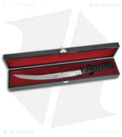 CRKT Hisshou Fixed Tanto Blade Combat Knife (13" Satin Plain) 2910N 9 CRKT Hisshou Fixed Tanto Blade Combat Knife (13" Satin Plain) 2910N -Cutting Edge Cutlery Knives Store crkt hisshou 2910 case open