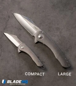 CRKT Jettison Frame Lock Flipper Knife (3.25" Stonewash) 6130 10 CRKT Jettison Frame Lock Flipper Knife (3.25" Stonewash) 6130 -Cutting Edge Cutlery Knives Store crkt jettison knife size comparison bp