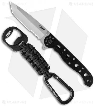CRKT Carson M16-10S Tanto Flipper Knife + Bottle Opener (3" Bead Blast Serr) 3 CRKT Carson M16-10S Tanto Flipper Knife + Bottle Opener (3" Bead Blast Serr)