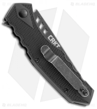 CRKT Ruger Knives Follow-Through Flipper Knife (3.75" Black SW Serr) R1705K 4 CRKT Ruger Knives Follow-Through Flipper Knife (3.75" Black SW Serr) R1705K - Image 2