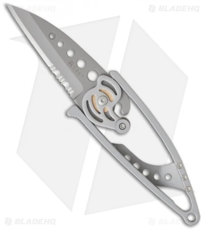 CRKT Van Hoy Snap Lock Knife (2.5" Bead Blast Serr) 5112 3 CRKT Van Hoy Snap Lock Knife (2.5" Bead Blast Serr) 5112